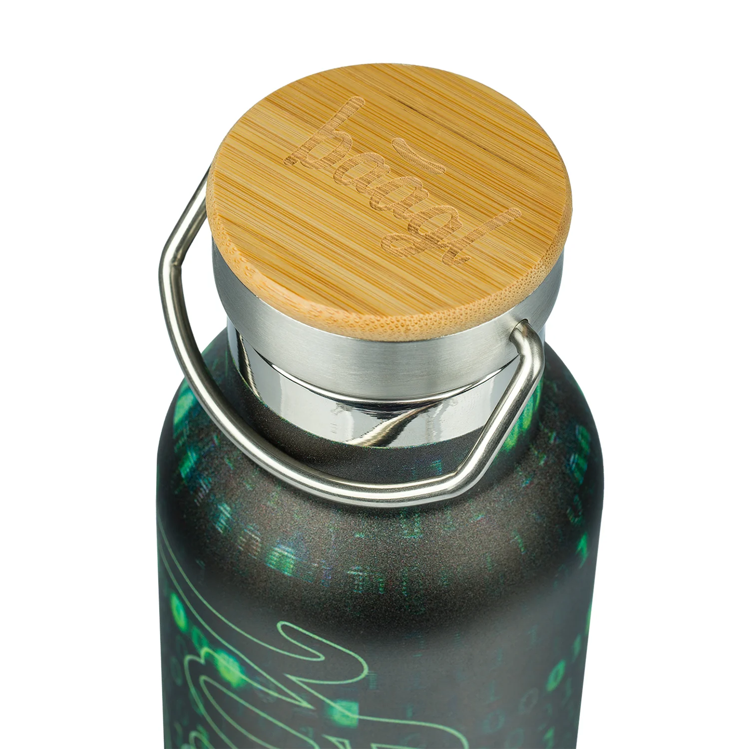 Baagl Termoláhev s bambusovým víčkem Numbers, 500 ml