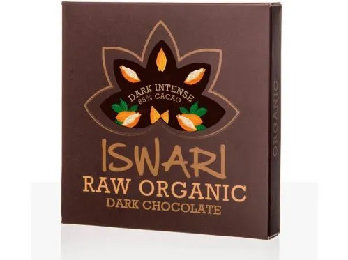 Iswari Čokoláda Dark Intense 85% BIO RAW 75 g