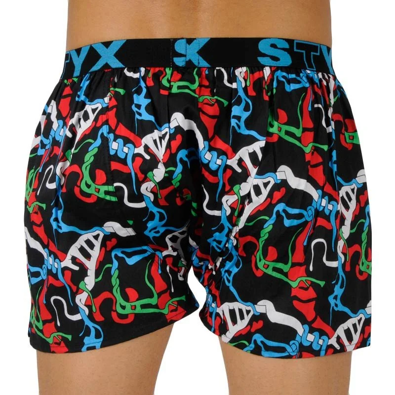 Styx Pánské trenky art sportovní guma jungle (B1157) M