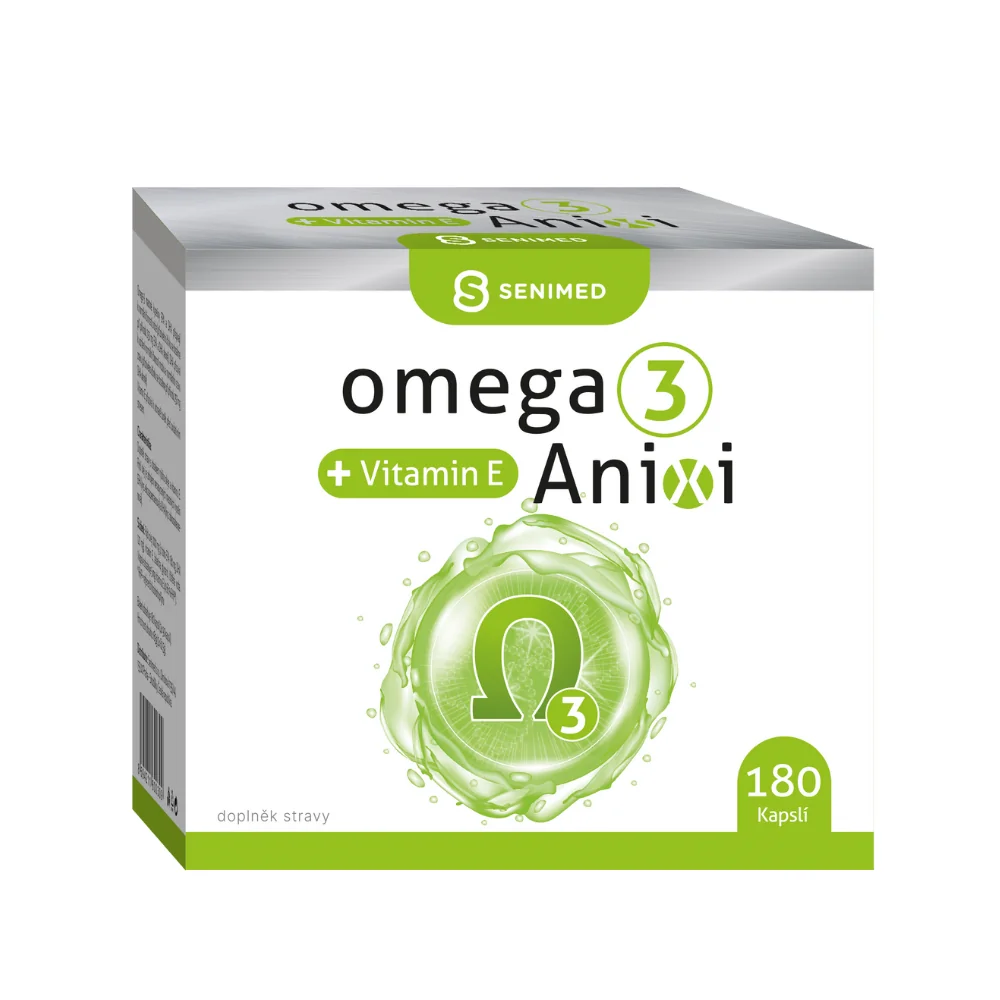 Anixi Omega 3 + vitamin E 180 kapslí