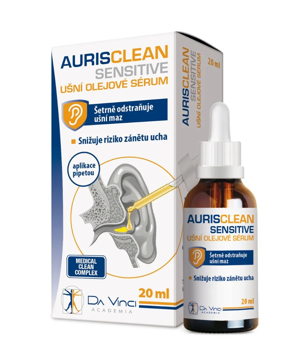 Da Vinci Academia AurisClean Sensitive ušní olejové sérum 20 ml