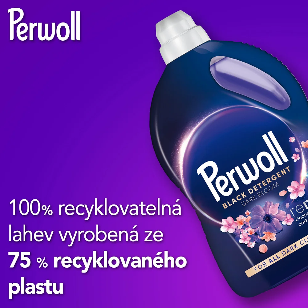 Perwoll Prací gel Dark Bloom 3 l 60 dávek