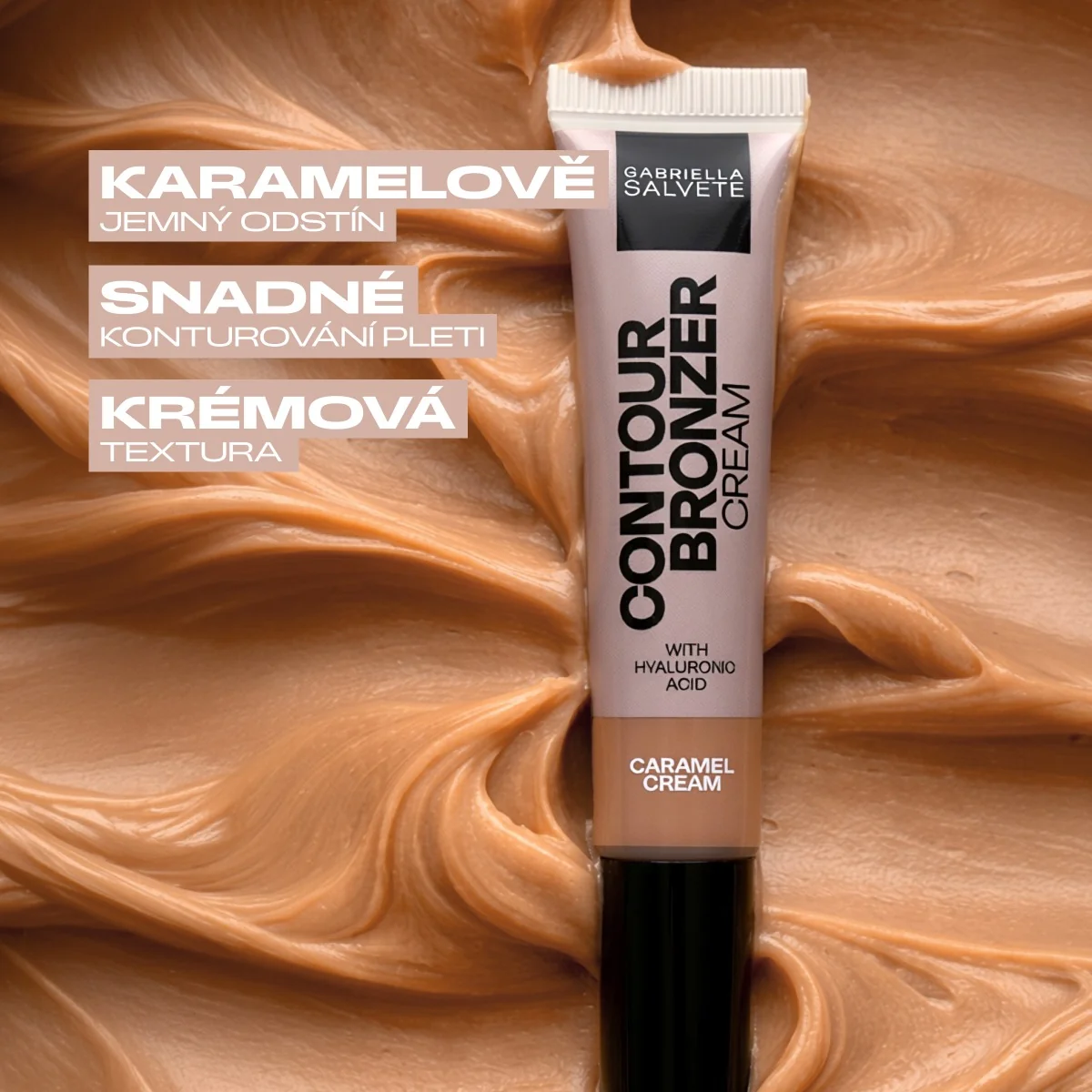 Gabriella Salvete Contour Cream Caramel 01 konturovací krém s bronzerem 10 ml