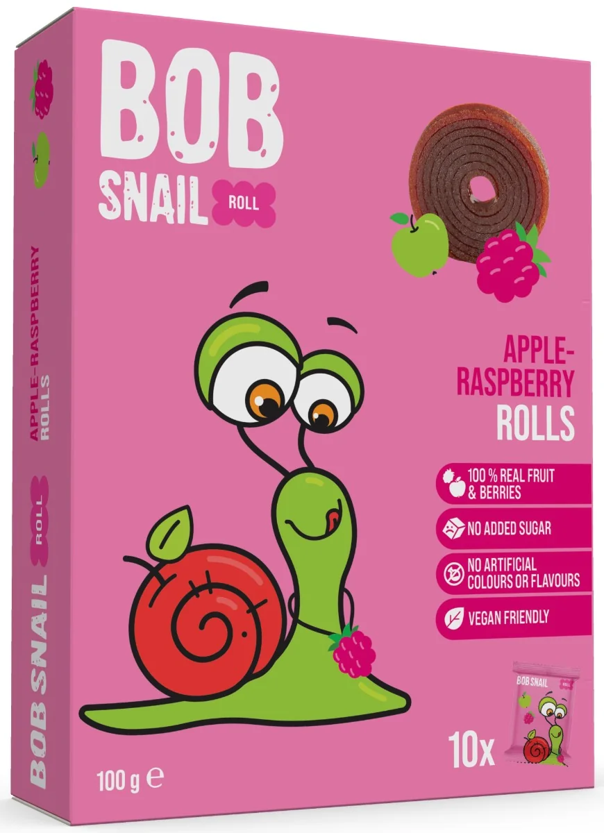 ŠNEK BOB jablko-malina ovocné rolky 100 g