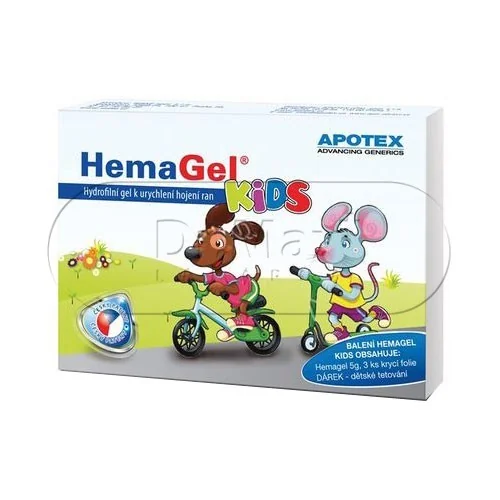 HemaGel KIDS 5g+3ks krycí fólie