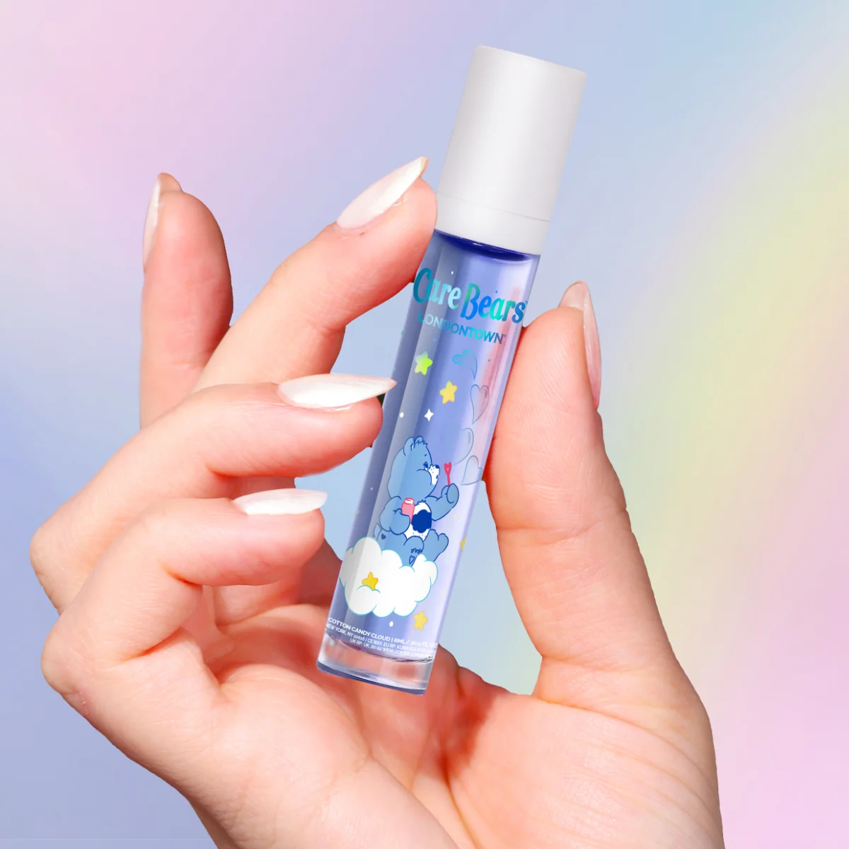 Londontown Roll & Glow Cotton Candy Cloud Care Bears olej na kůžičky 6 ml