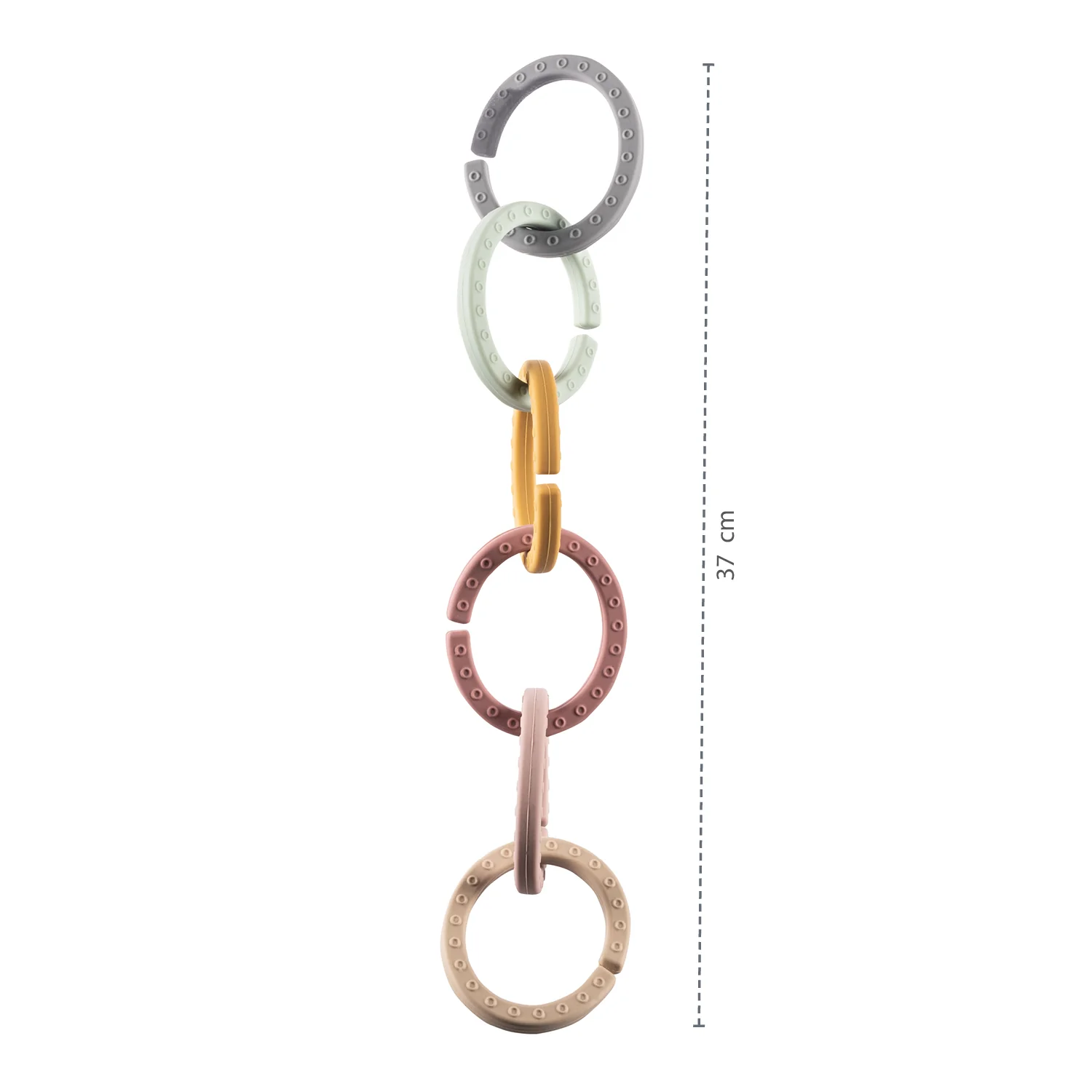Zopa Silikonové multifunkční kroužky řetěz, Multicolor