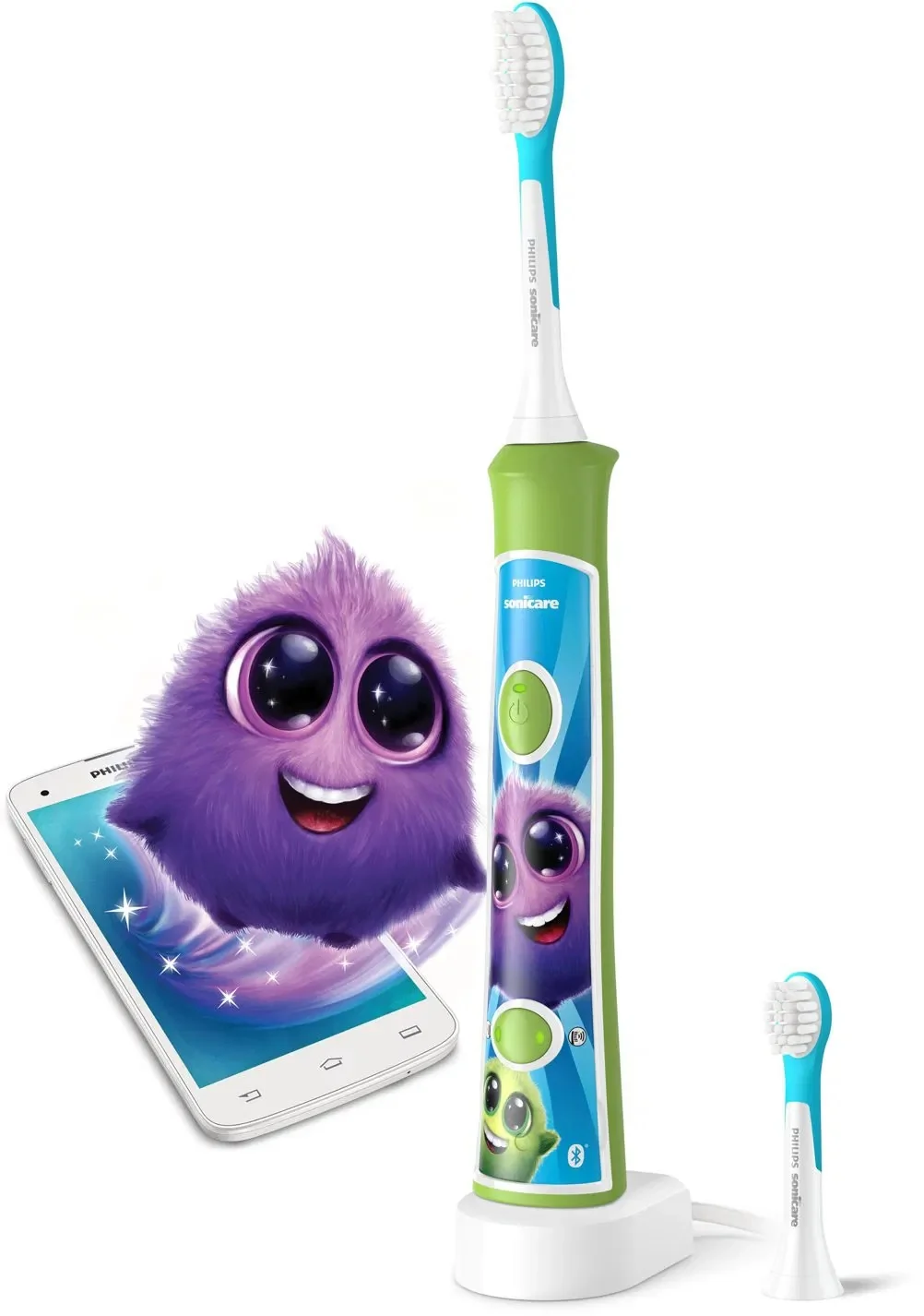 Philips Sonicare for Kids HX6352/11 dětský sonický zubní kartáček zelený