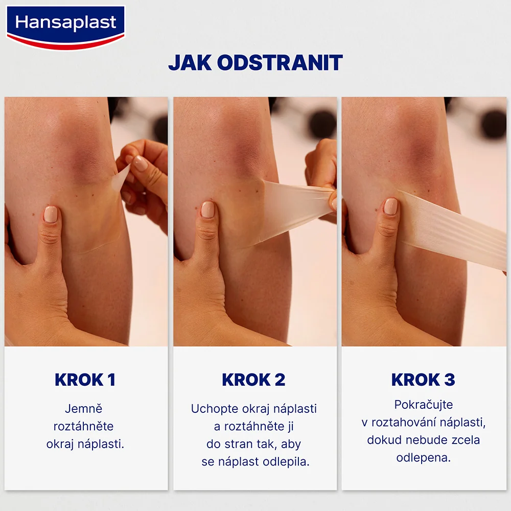 Hansaplast Second Skin náplasti hydrokoloidní 6 ks