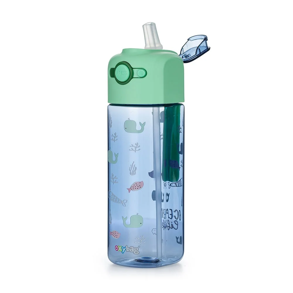 Oxybag OXY SMiLE - láhev na pití Ocean Life, 450 ml