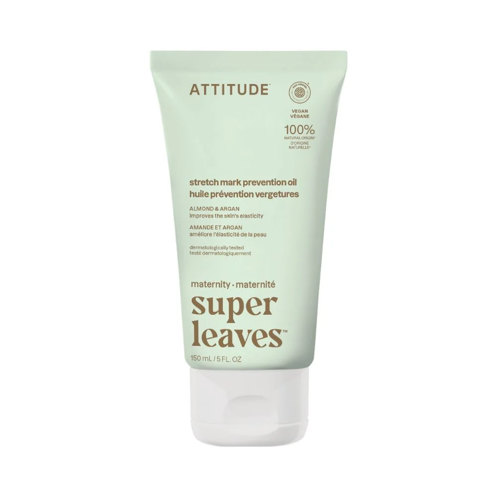 ATTITUDE Super leaves Maternity Olej pro těhotné a po porodu argan a mandle 150 ml