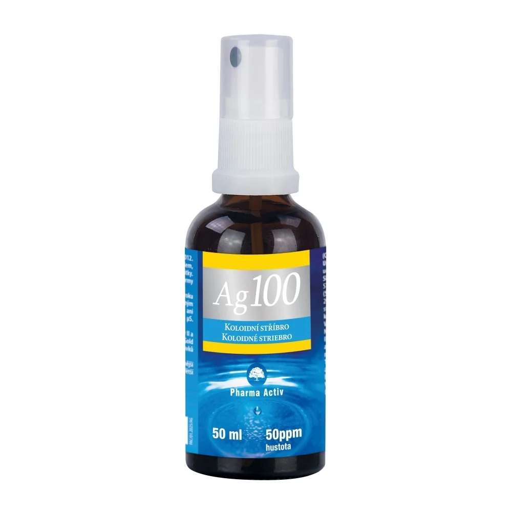 Pharma Activ Koloidní stříbro Ag100 50ppm spray 50 ml