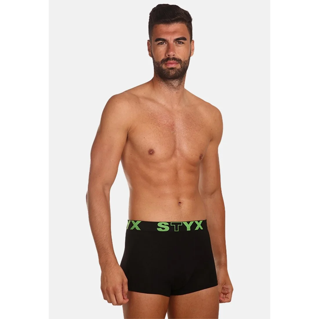 Styx 3PACK pánské boxerky sportovní guma vícebarevné (G9606162) M