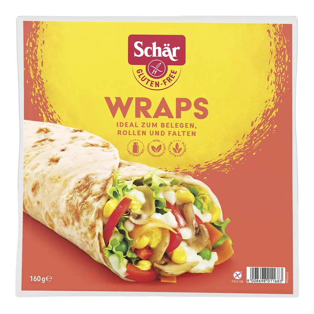 SCHÄR Wraps tortilla bez lepku 160 g