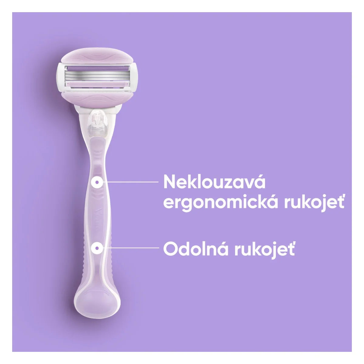 Gillette Venus ComfortGlide Breeze holicí hlavice + kryt na žiletku 6 ks