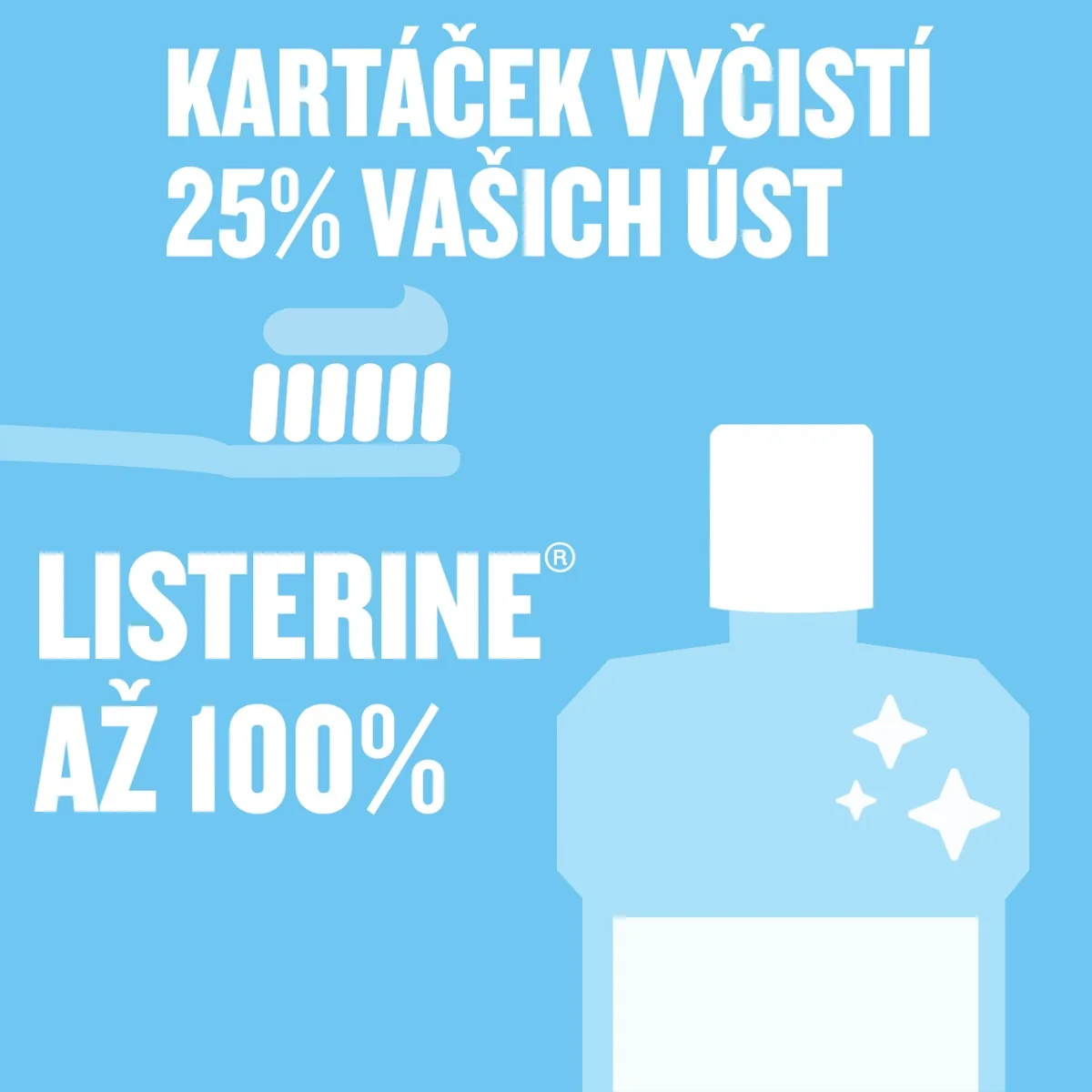 Listerine Total Care Stay White ústní voda 250 ml