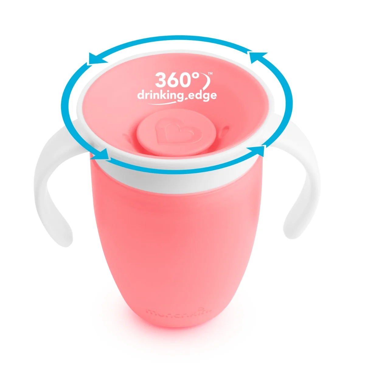 Munchkin Miracle 360° Trainer cup 207 ml růžový