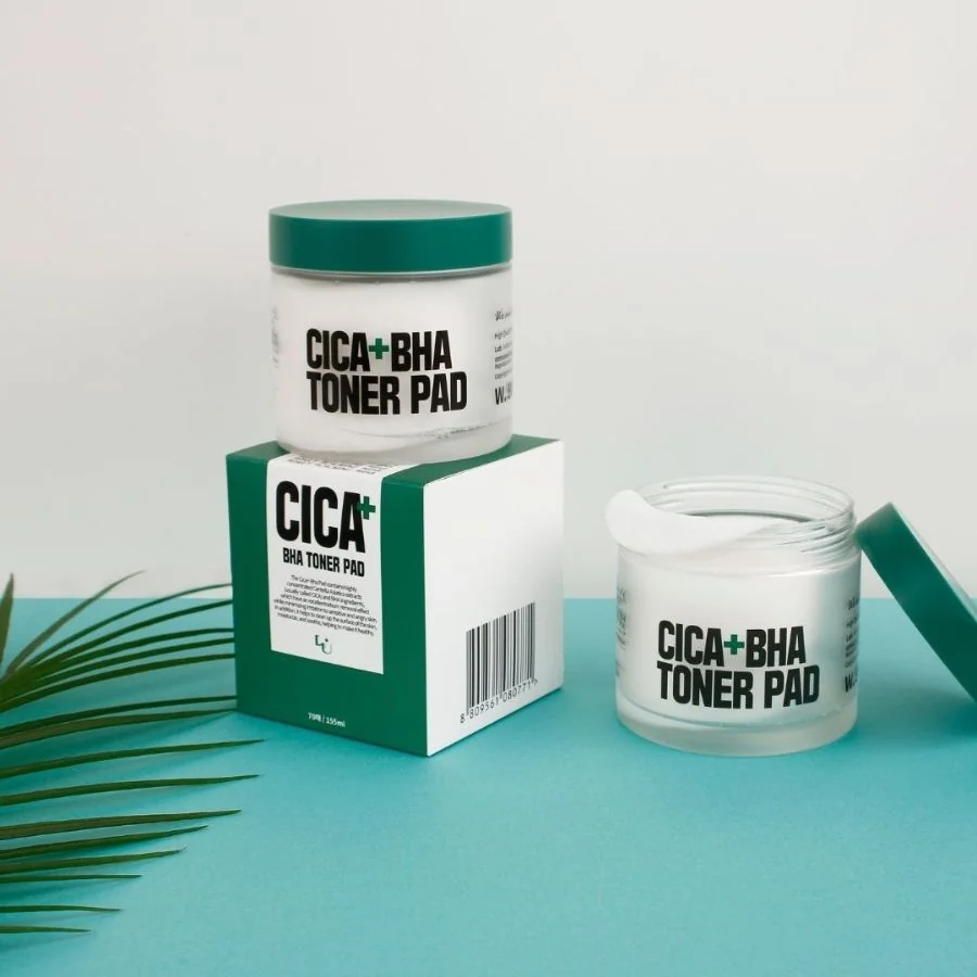 W.Skin Laboratory Tonizační tamponky Cica + BHA 150 ml