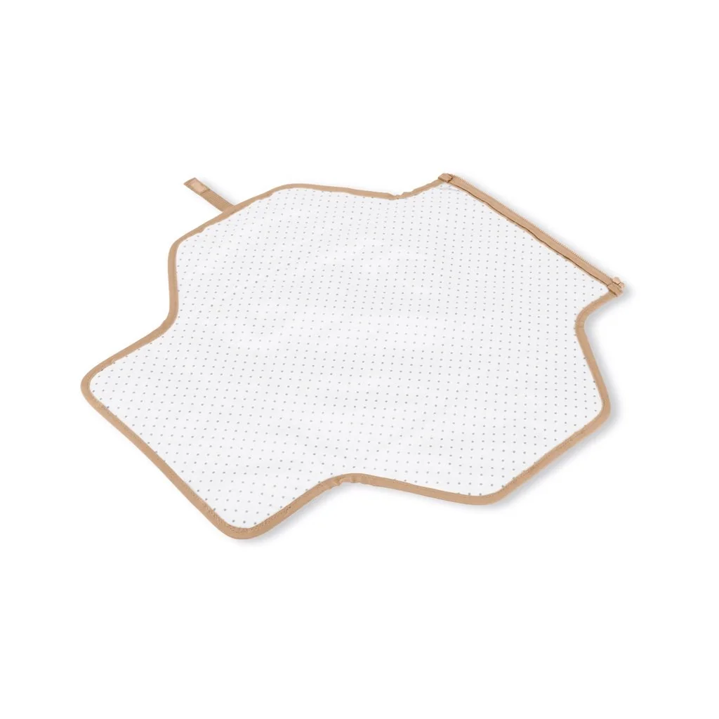 SKIP HOP Podložka přebalovací cestovní 2v1 Pronto Beige swirl dot