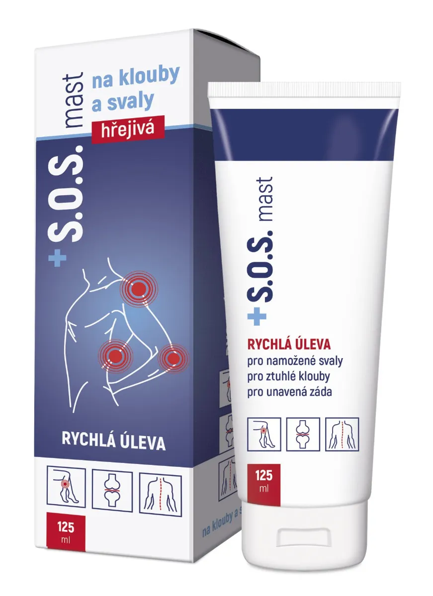 S.O.S. mast hřejivá na klouby a svaly 125 ml