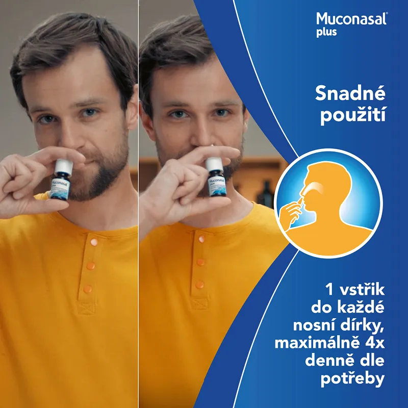 Muconasal Plus nosní sprej 10 ml