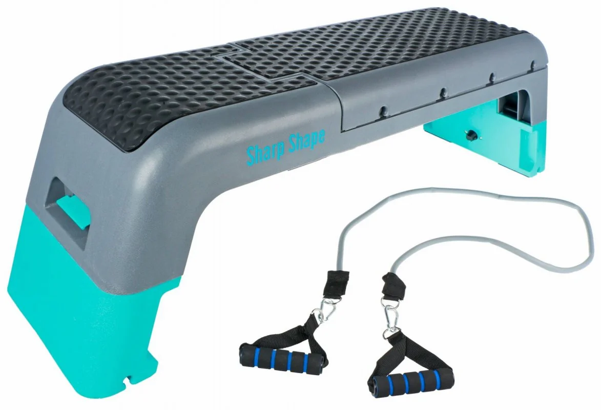 SharpShape Posilovací lavice a stepper