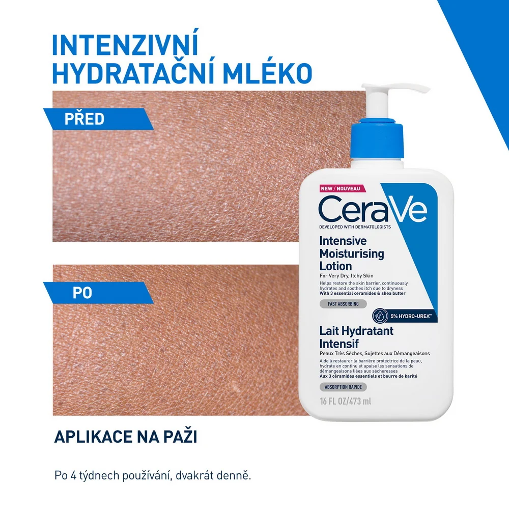 CeraVe Intenzivní hydratační mléko 473 ml