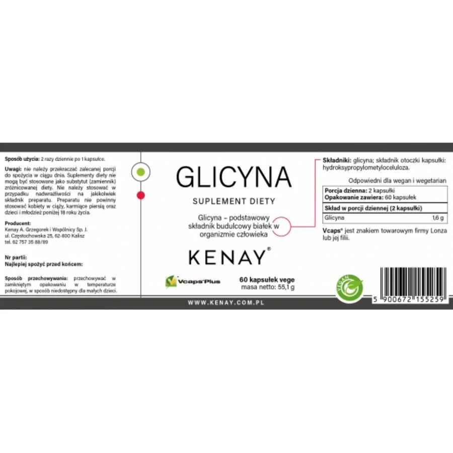Kenay Glycin 60 kapslí