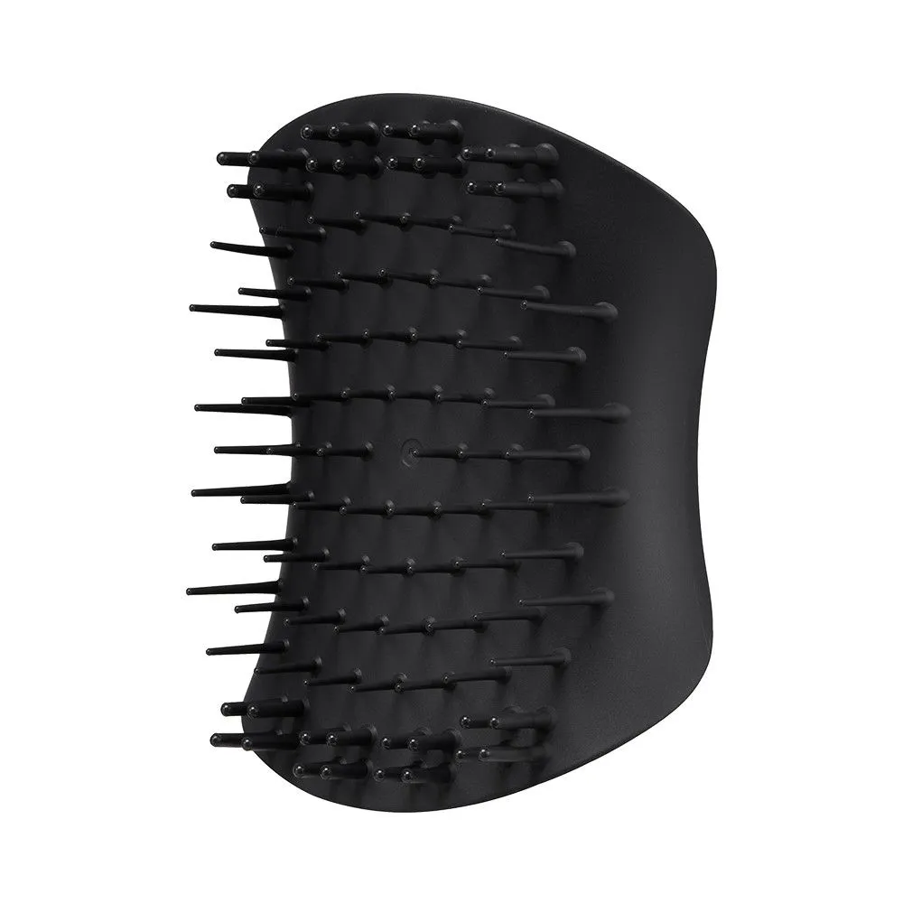 Tangle Teezer Scalp Brush Black masážní exfoliační kartáč na pokožku hlavy 1 ks