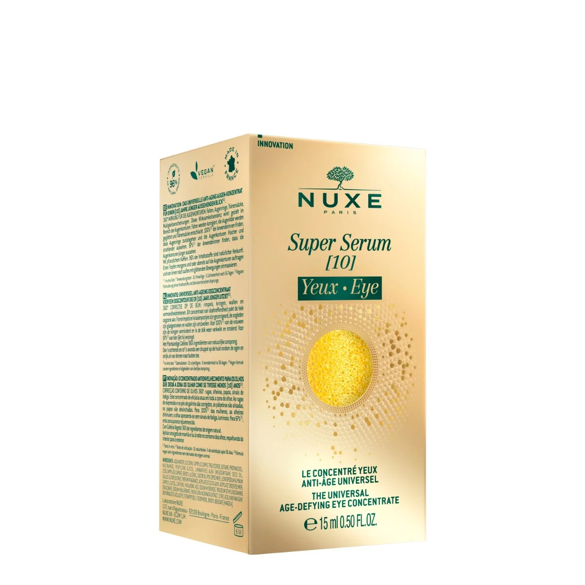 Nuxe Super Serum Univerzální oční sérum na ochranu před stárnutím 15 ml