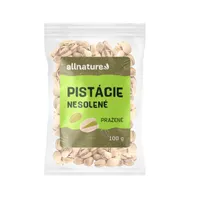 Allnature Pistácie pražené nesolené