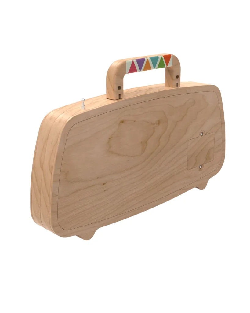 2Kids Toys Montessori Activity board Dřevěné FM rádio