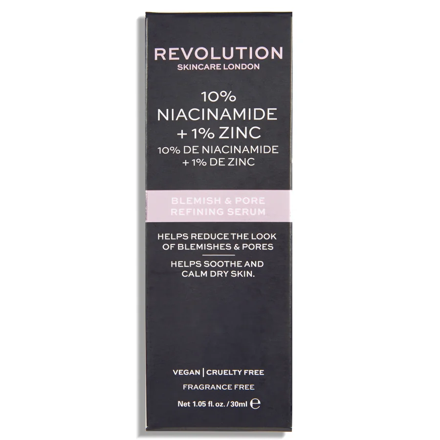 Revolution Skincare Blemish and Pore Refining 10% Niacinamide + 1% Zinc sérum 30 ml