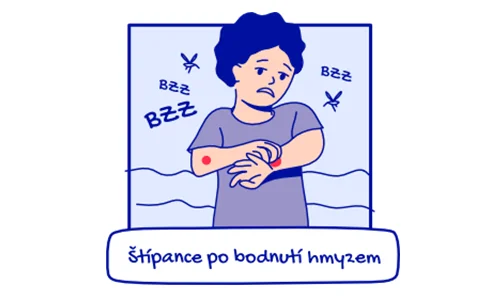 ikona – štípance po bodnutí hmyzem ikona – štípance po bodnutí hmyzem