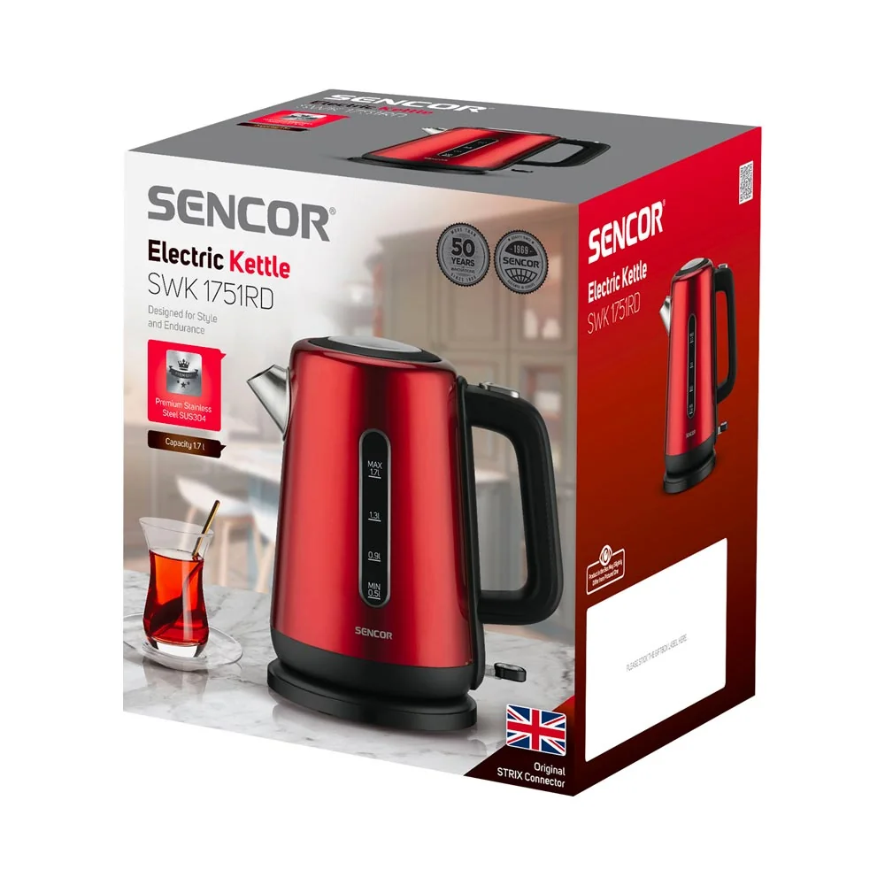 SENCOR SWK 1751RD rychlovarná konvice