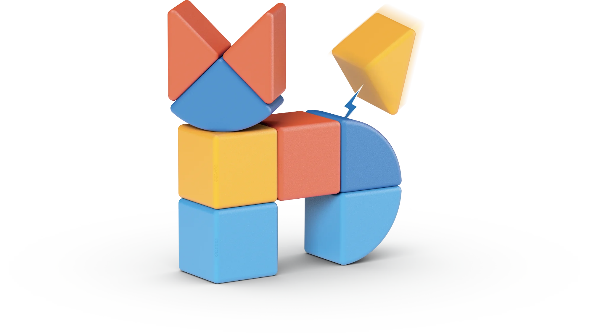 Geomag Magicube Shapes magnetická stavebnice 9 dílků