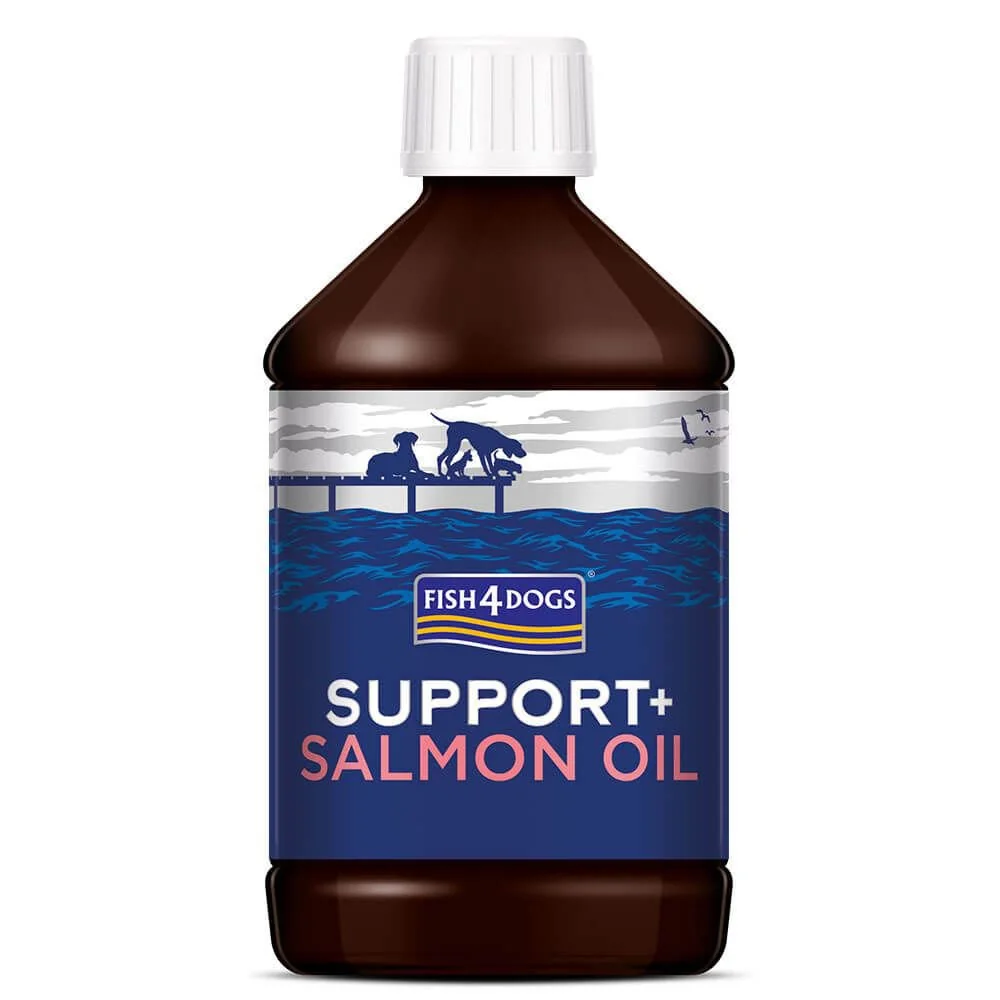 Fish4Dogs Lososový olej pro psy Support+ 500 ml 