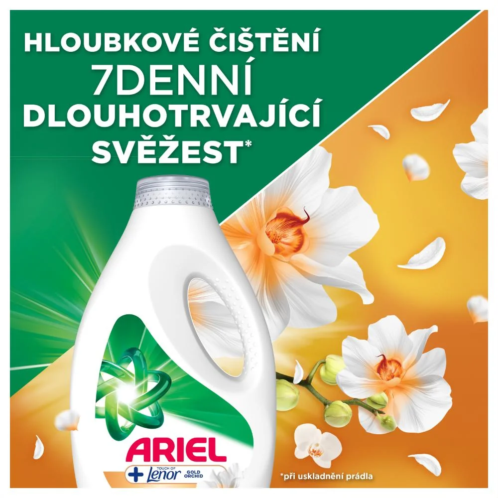 Ariel Touch of Lenor Gold Orchid prací gel 2,25 l 50 praní