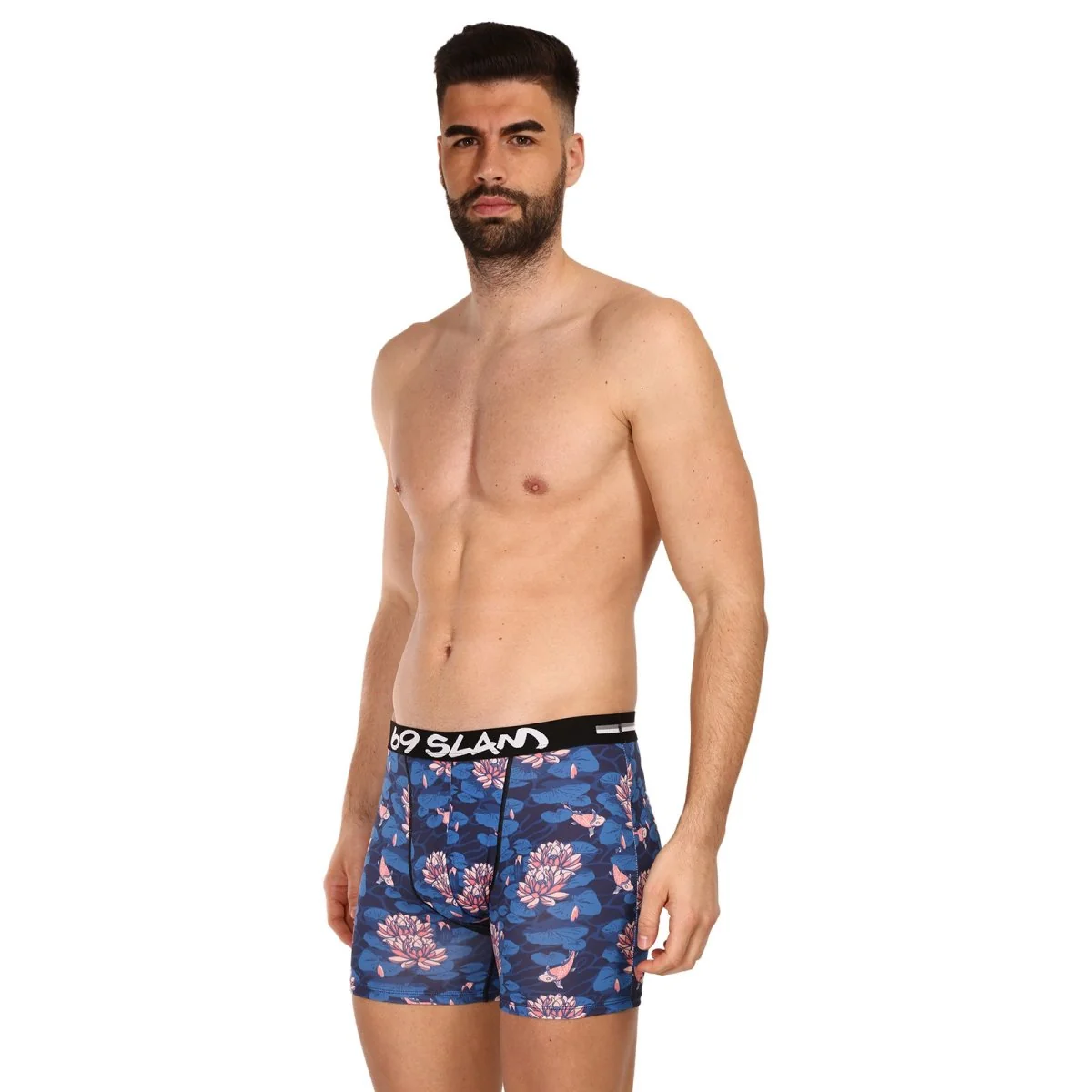 69SLAM Pánské boxerky fit lotus koy dylan (MBYLTK-PO) M