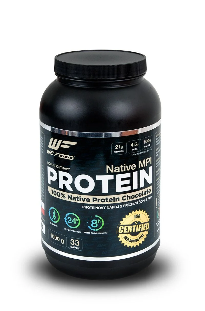 WeFood Nativní mléčný protein MPI čokoláda 1 kg