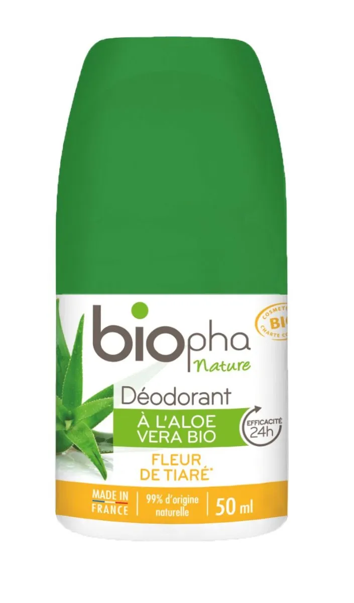 BioPha Deodorant květy Tiaré roll on 50 ml