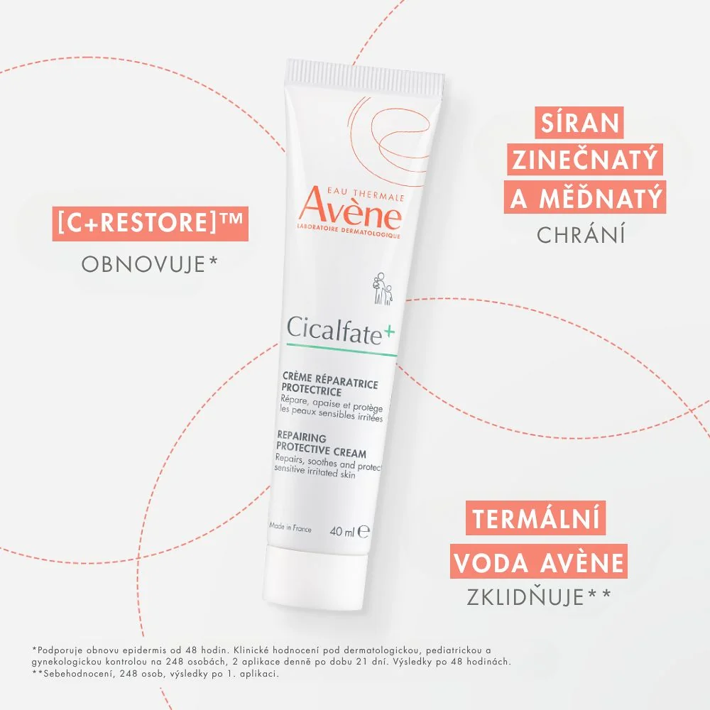 Avène Cicalfate+ Obnovující ochranný krém 100 ml