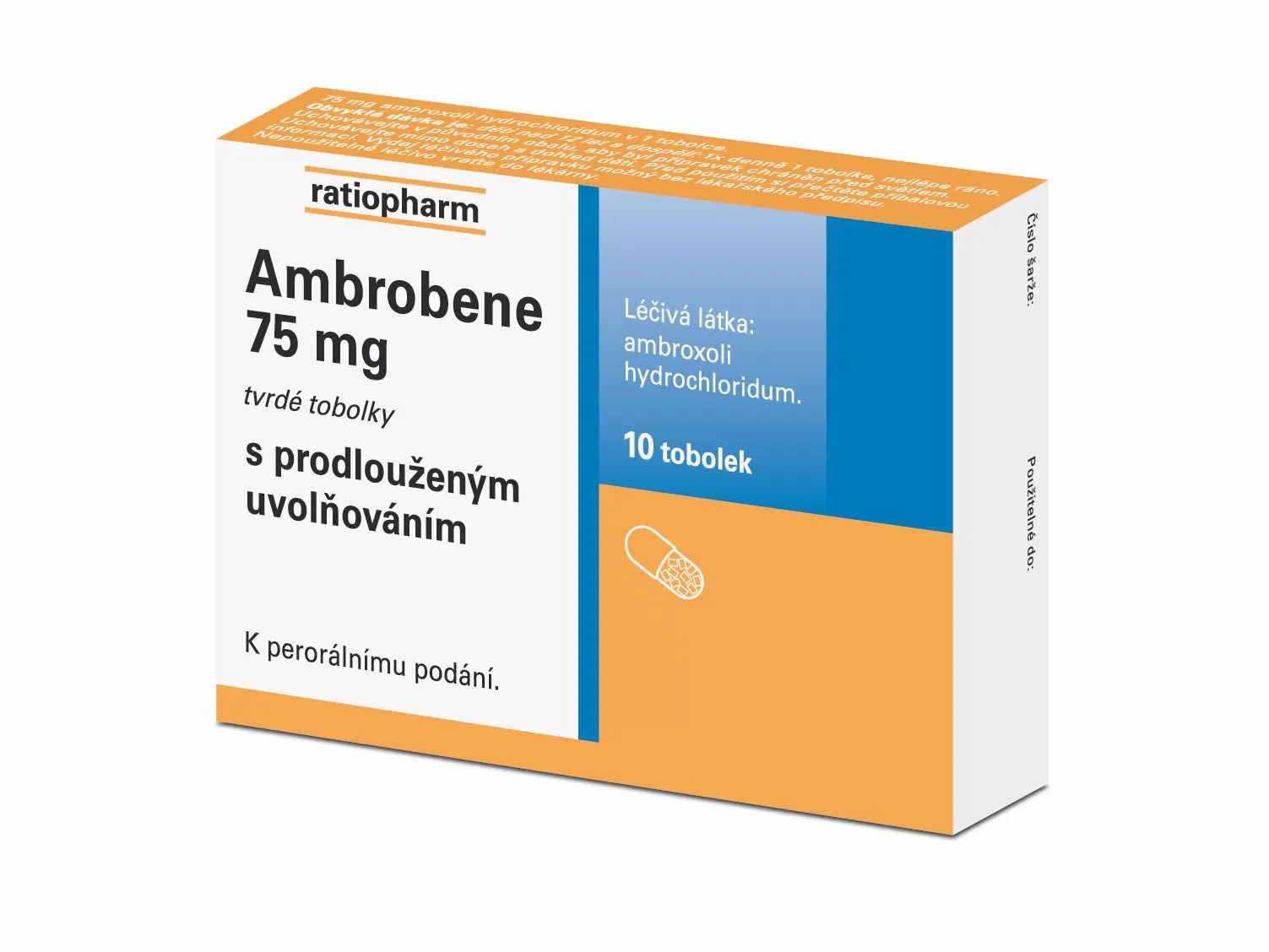 Ambrobene 75 mg 10 kapslí