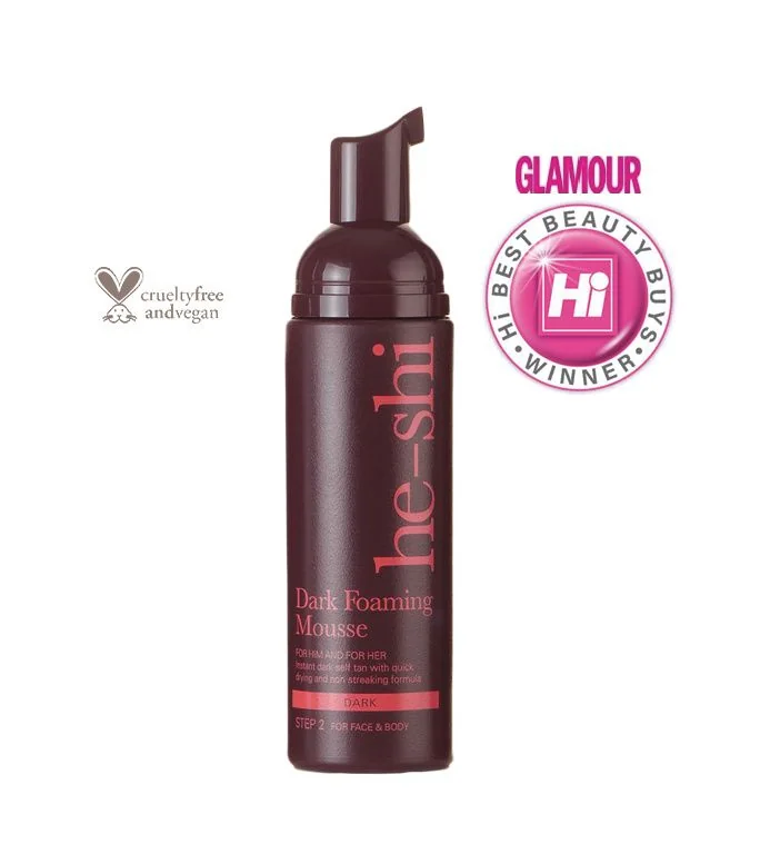 he-shi Dark Foaming Mousse samoopalovací pěna 150 ml