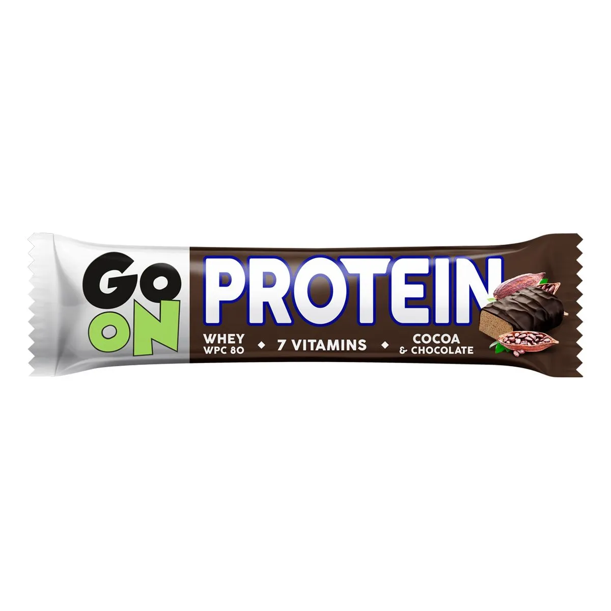 GO ON! Proteinová tyčinka s příchutí kakaa