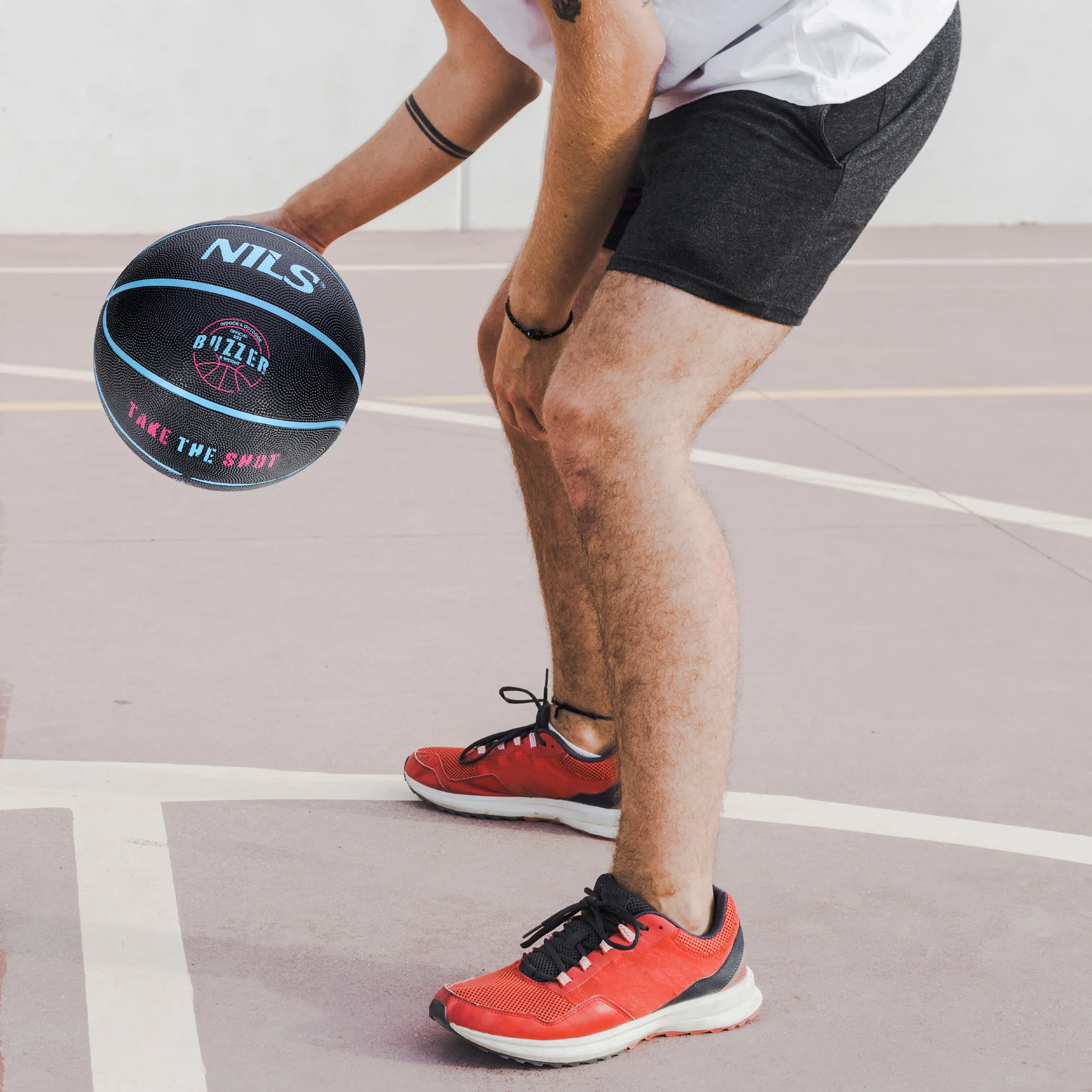Nils Basketbalový míč NPK271 Buzzer 7 černý