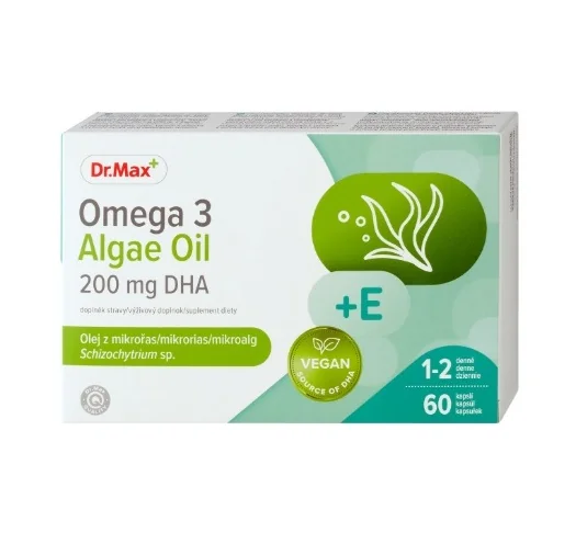 Dr. Max Omega 3 Algae Oil 60 kapslí