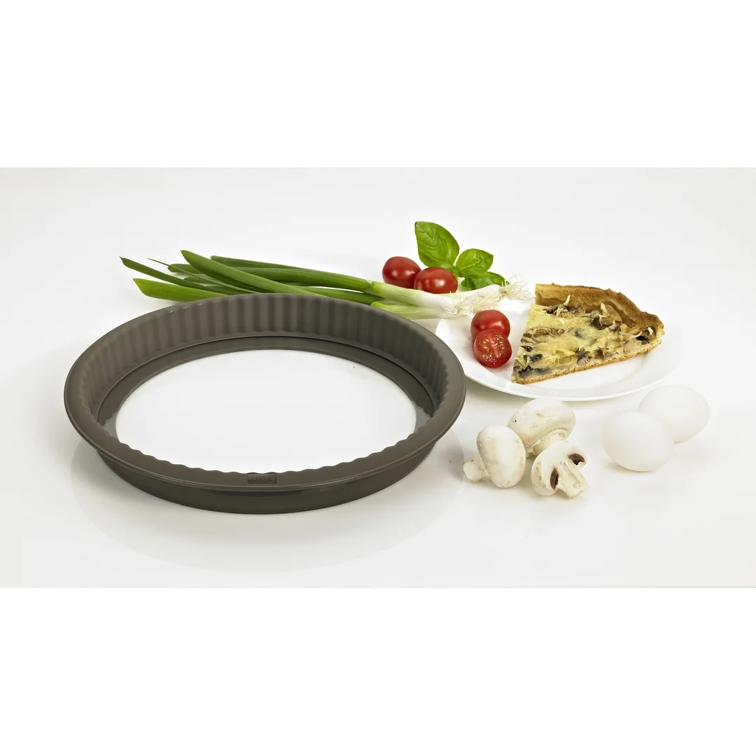 Lurch Flexiform silikonová forma na koláč se skleněným dnem 26cm (00085009)