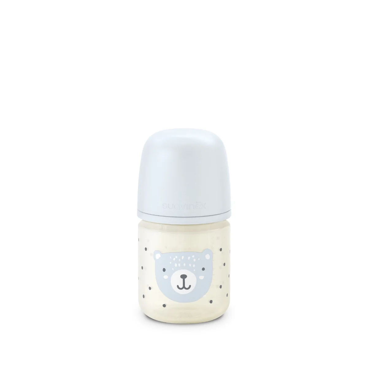 Suavinex Láhev skleněná fyziologická WILD&FREE 120 ml 1 ks modrá