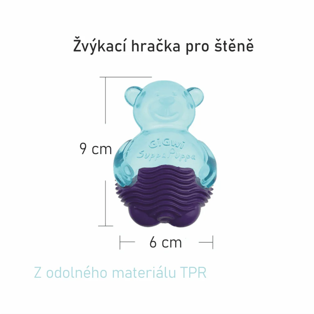 GiGwi MÉĎA pro štěňátka - TPR materiál 3 kusy